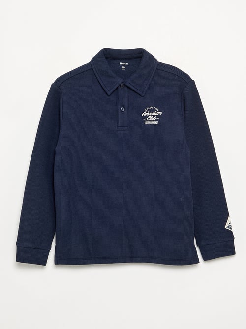 Polo de canalé - Kiabi