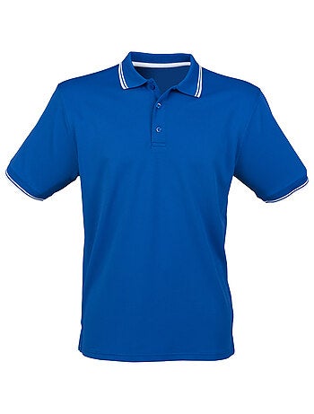 Polo de coolplus de manga corta para hombre - henbury