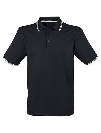 Polo de coolplus de manga corta para hombre - henbury