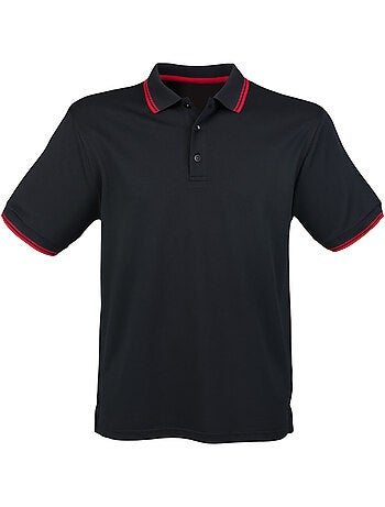 Polo de coolplus de manga corta para hombre - henbury