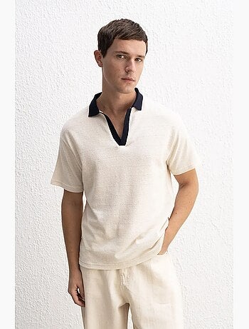 Polo de corte cómodo giesto