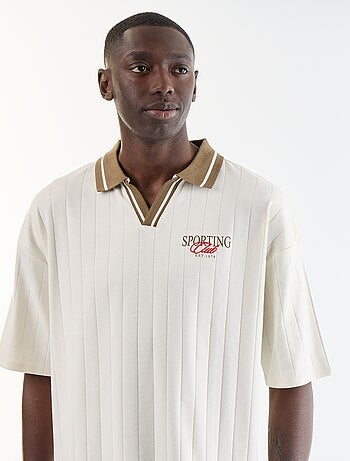Polo de corte confort de manga corta