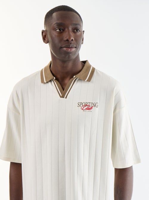 Polo de corte confort de manga corta - Kiabi Polo de corte confort de manga corta - Kiabi
