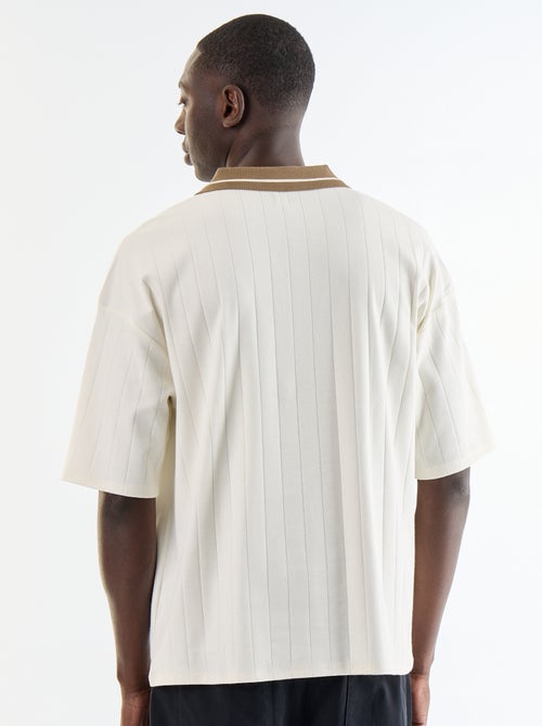 Polo de corte confort de manga corta - Kiabi Polo de corte confort de manga corta - Kiabi