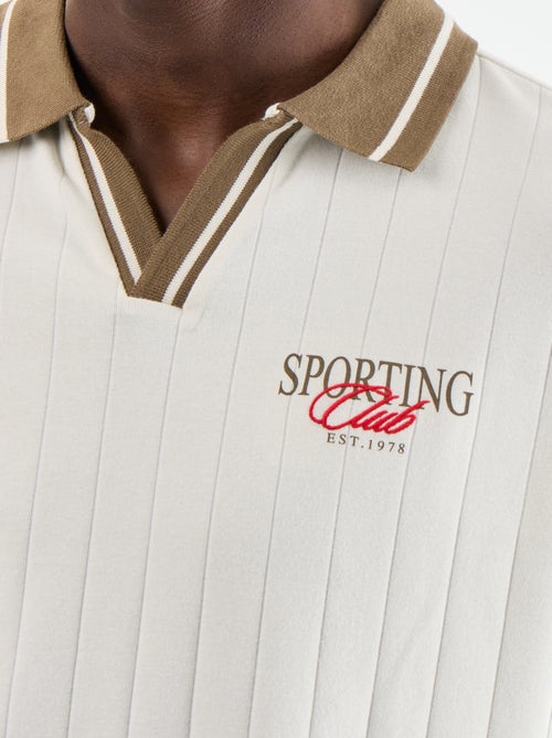 Polo de corte confort de manga corta - Kiabi Polo de corte confort de manga corta - Kiabi