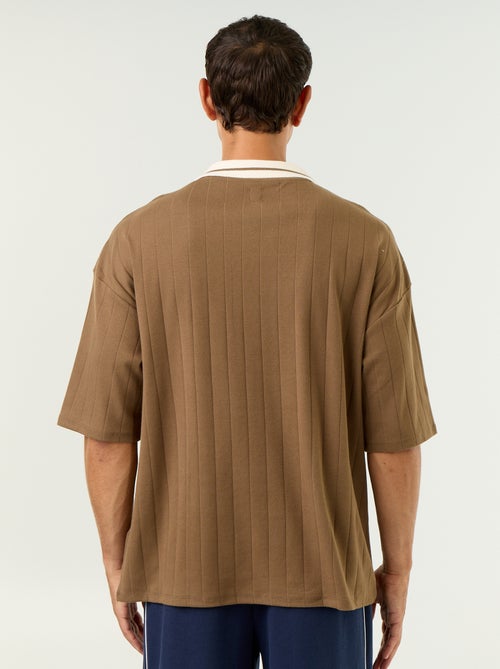 Polo de corte confort de manga corta - Kiabi Polo de corte confort de manga corta - Kiabi
