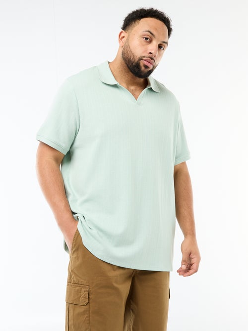 Polo de corte regular y manga corta - Kiabi Polo de corte regular y manga corta - Kiabi