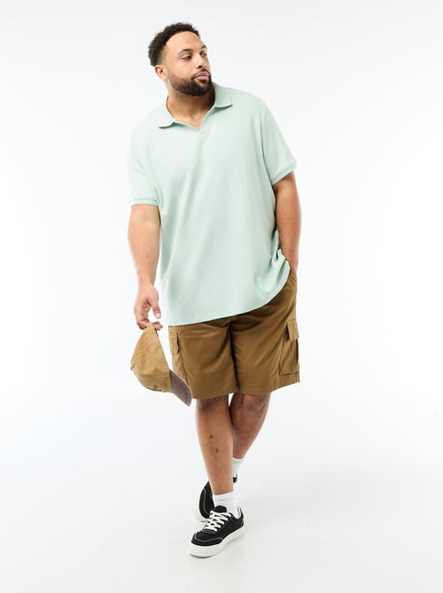 Polo de corte regular y manga corta - Kiabi Polo de corte regular y manga corta - Kiabi