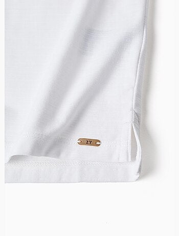 Polo de coton con jacquard