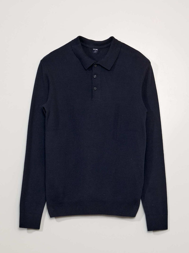 Polo de felpa AZUL - Kiabi
