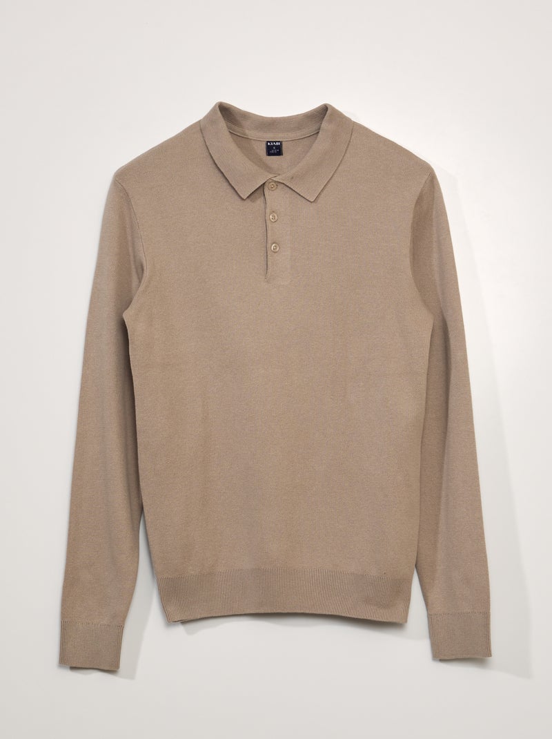 Polo de felpa BEIGE - Kiabi