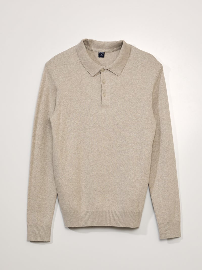 Polo de felpa BLANCO - Kiabi