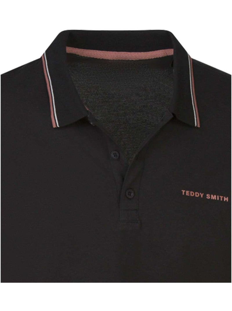 Polo de Hombre Teddy Smith Negro - Kiabi