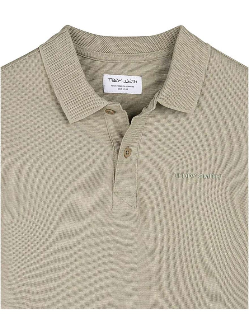 Polo de hombre Teddy Smith Verde caqui claro - Kiabi