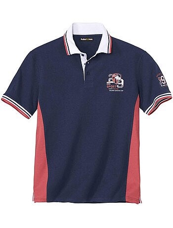 Polo de jersey de algodón manga corta island cup