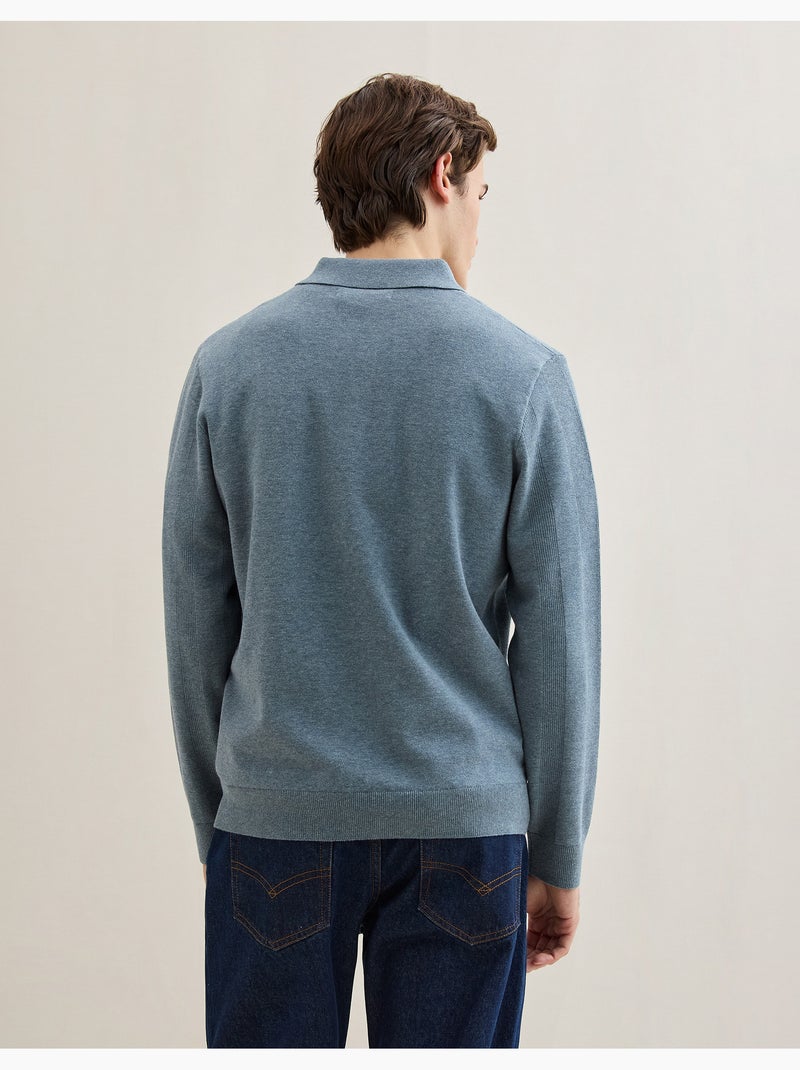 Polo de malla, MO Fashion Azul - Kiabi