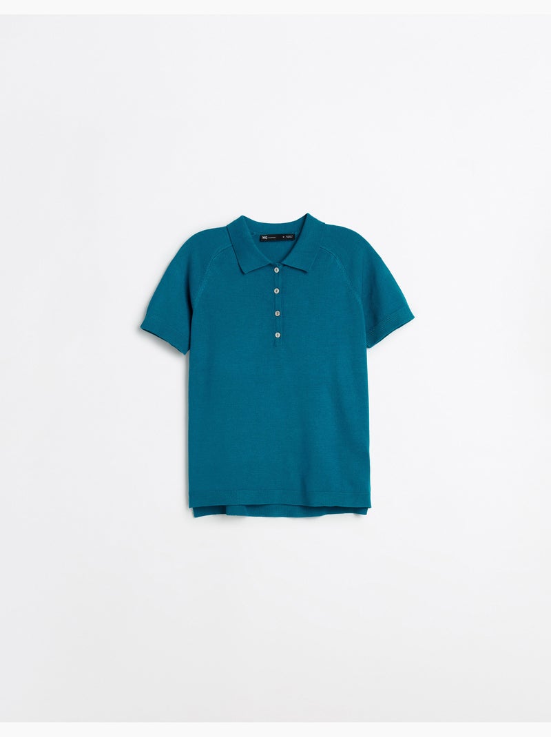Polo de malla, MO Fashion Azul - Kiabi