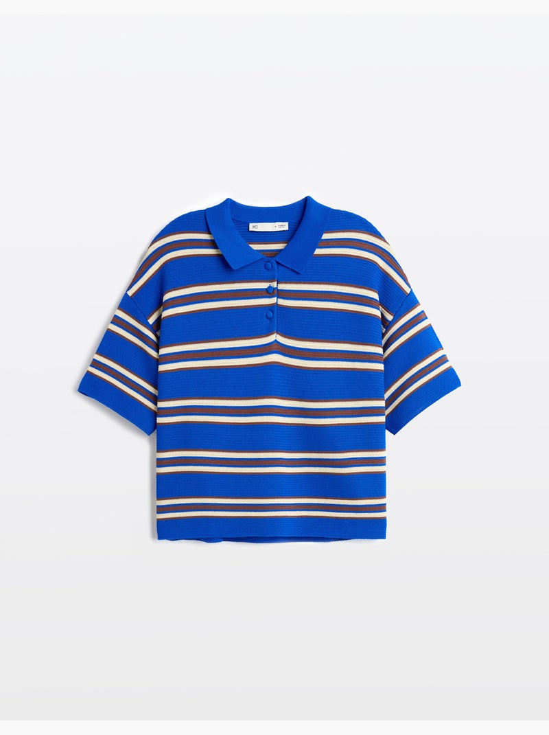 Polo de malla, MO Fashion Azul - Kiabi