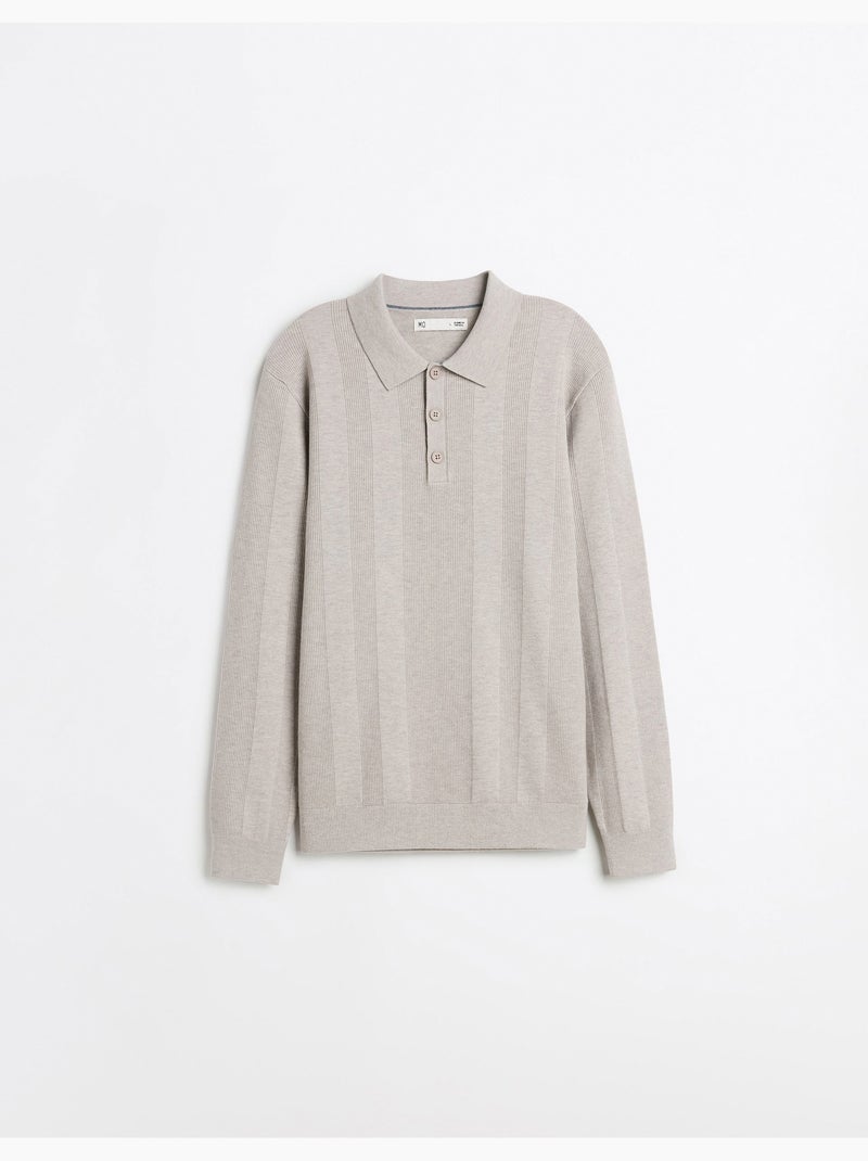 Polo de malla, MO Fashion Beige - Kiabi