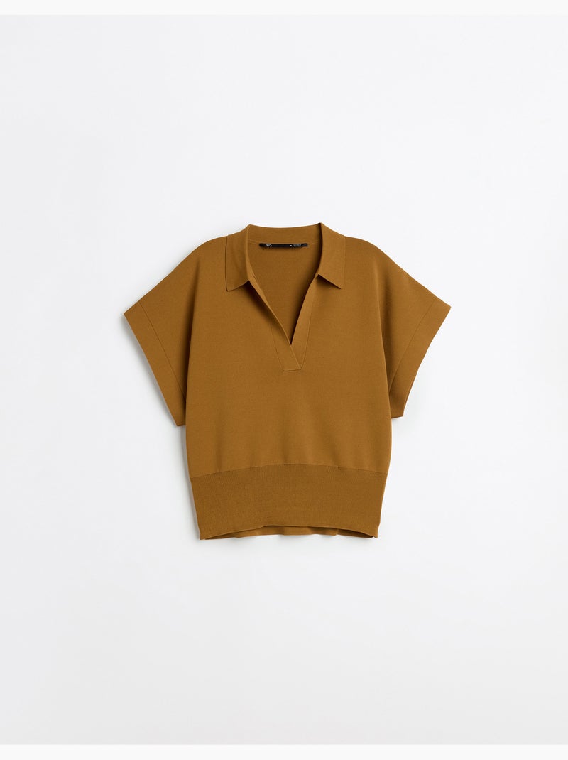 Polo de malla, MO Fashion Beige - Kiabi