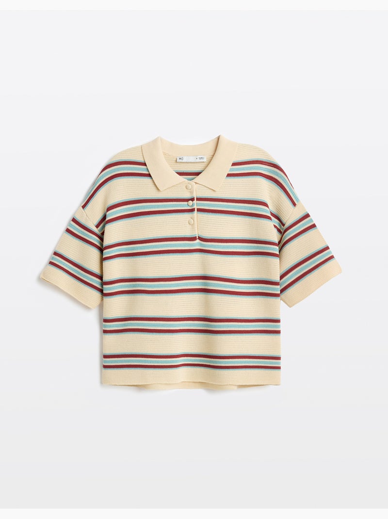 Polo de malla, MO Fashion Beige - Kiabi