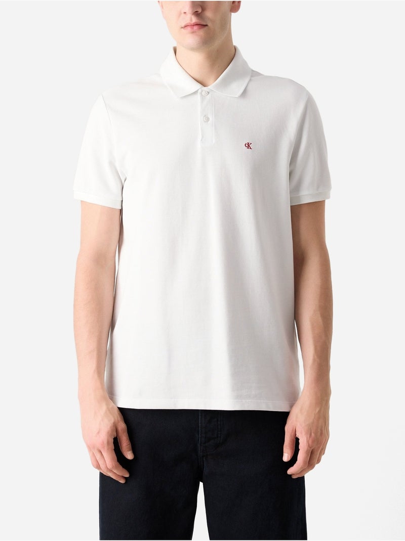 Polo de manga corta - Calvin Klein Blanco Blanco - Kiabi