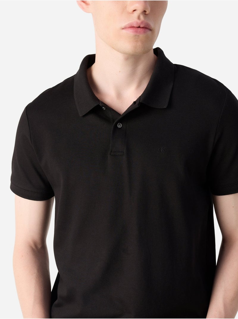 Polo de manga corta - Calvin Klein Negro - Kiabi