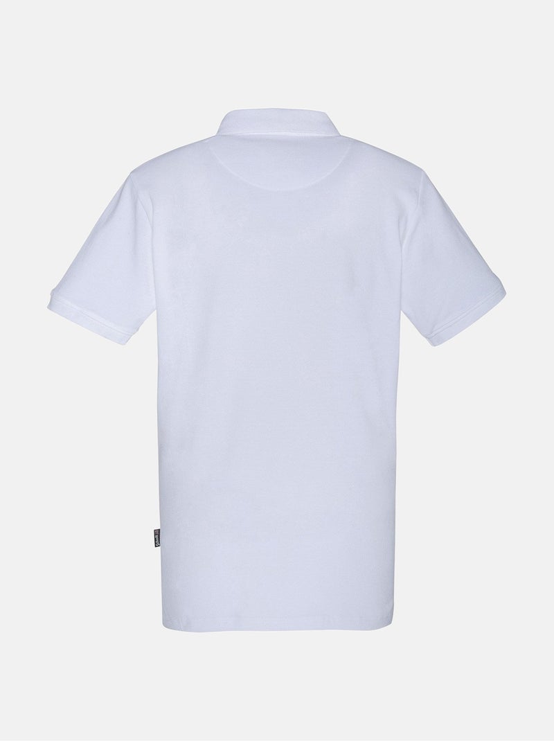 Polo de manga corta - Schott Blanco - Kiabi