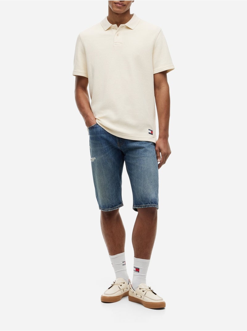 Polo de manga corta - Tommy jeans Blanco - Kiabi