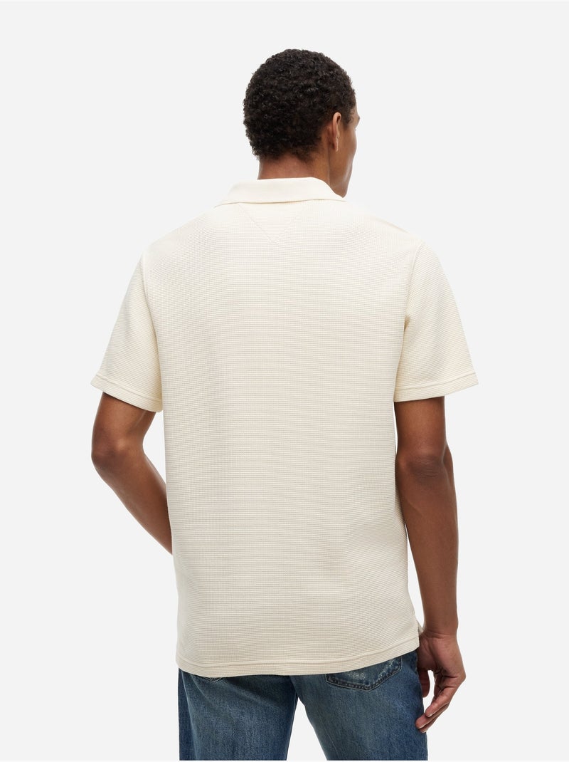 Polo de manga corta - Tommy jeans Blanco - Kiabi