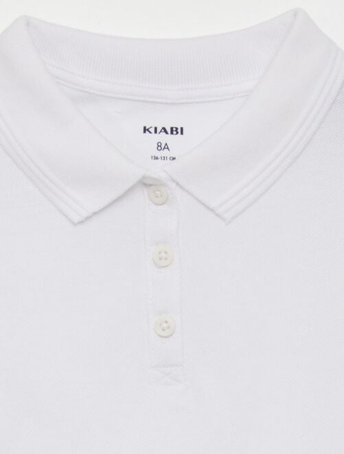 Kiabi polo sales blanco niño