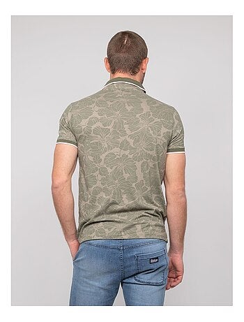 Polo de manga corta de algodón con motivos PAILLOTE