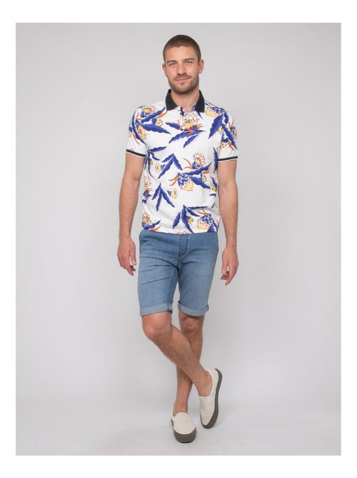Polo de manga corta de algodón con motivos PEWA - Kiabi
