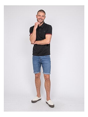 Polo de manga corta de algodón PASTATO