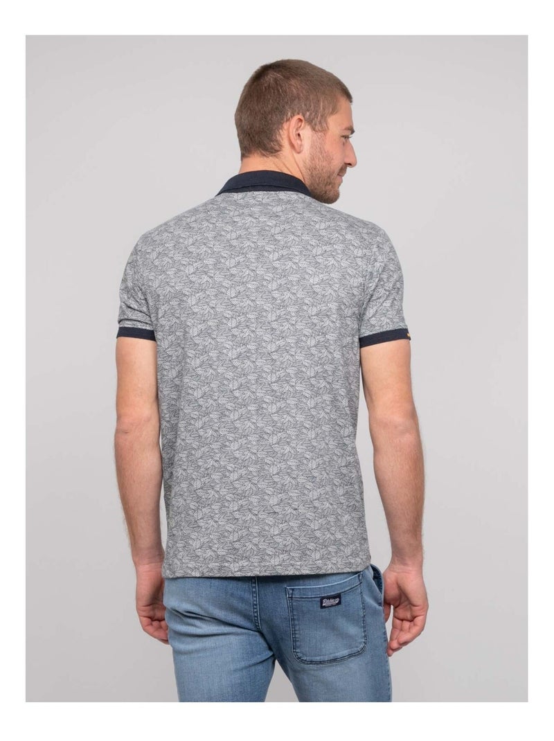 Polo de manga corta de algodón PETILLON Azul marino - Kiabi