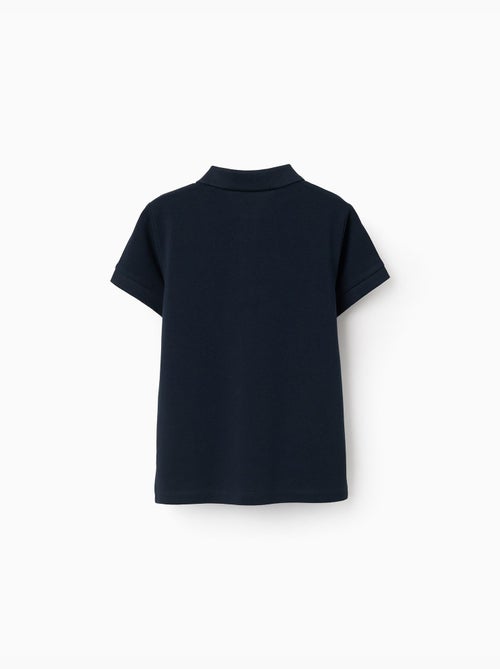 Polo de manga corta de algodón piqué - Kiabi