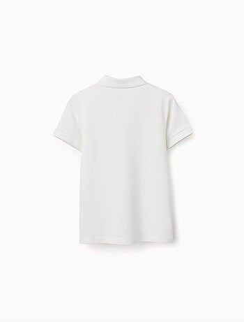 Polo de manga corta de algodón piqué