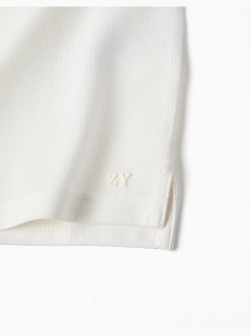 Polo de manga corta de algodón piqué - Kiabi