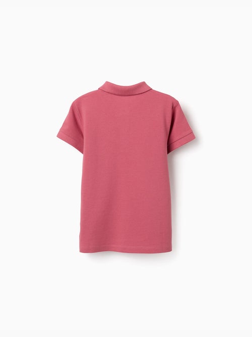 Polo de manga corta de algodón piqué - Kiabi