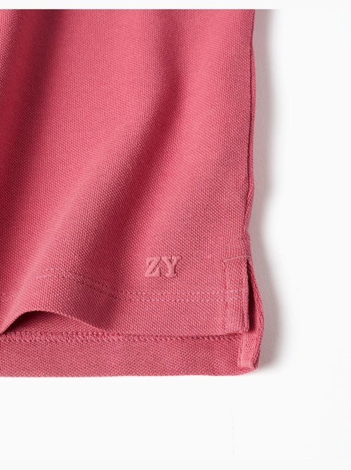 Polo de manga corta de algodón piqué - Kiabi