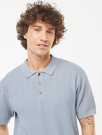 Polo de manga corta de punto