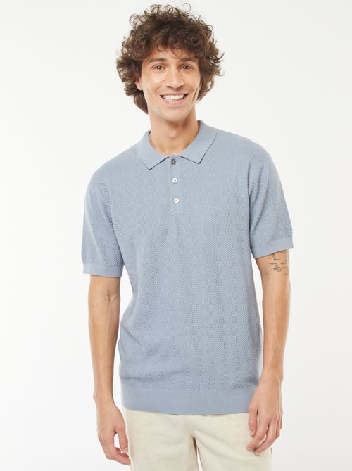 Polo de manga corta de punto - Kiabi