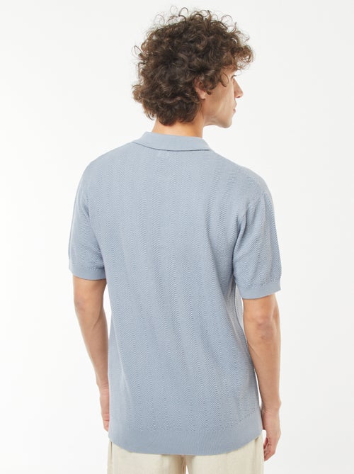 Polo de manga corta de punto - Kiabi