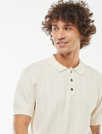 Polo de manga corta de punto