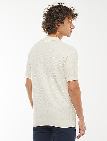 Polo de manga corta de punto