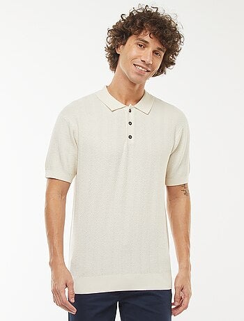 Polo de manga corta de punto