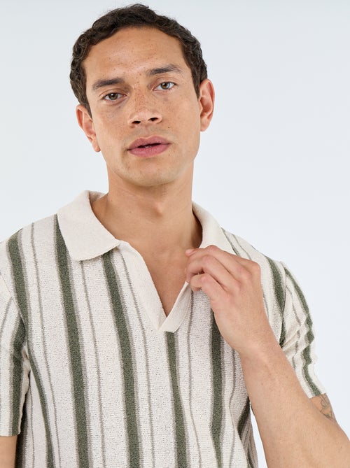 Polo de manga corta de punto - Kiabi