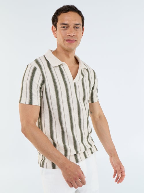 Polo de manga corta de punto - Kiabi