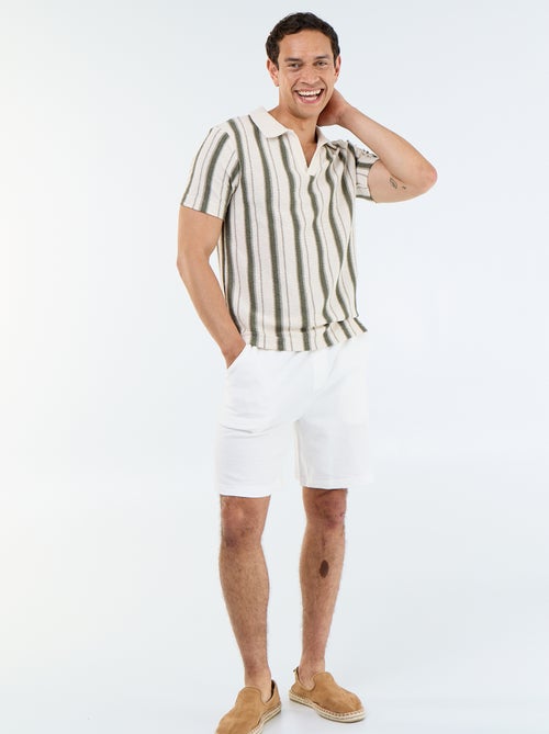 Polo de manga corta de punto - Kiabi