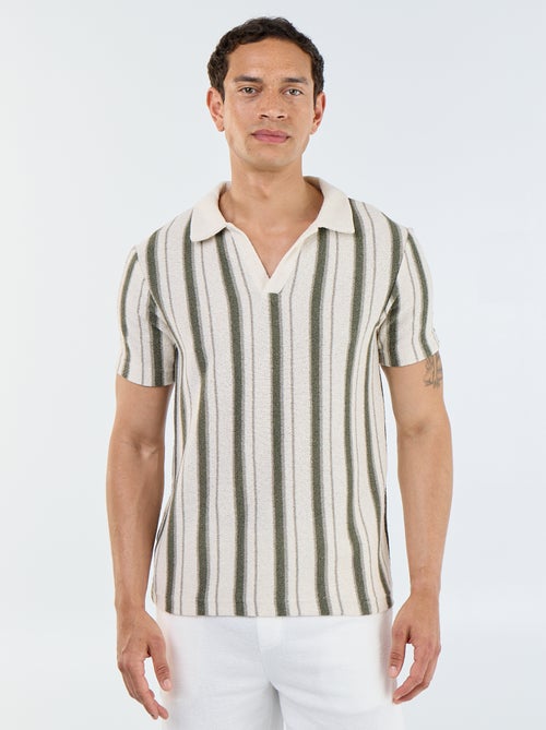 Polo de manga corta de punto - Kiabi